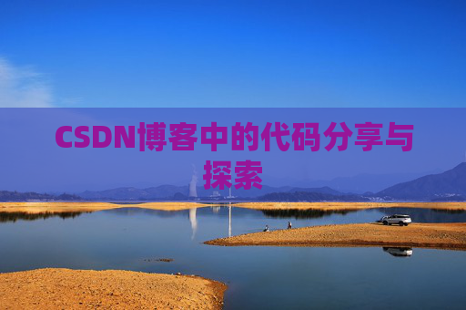 CSDN博客中的代码分享与探索